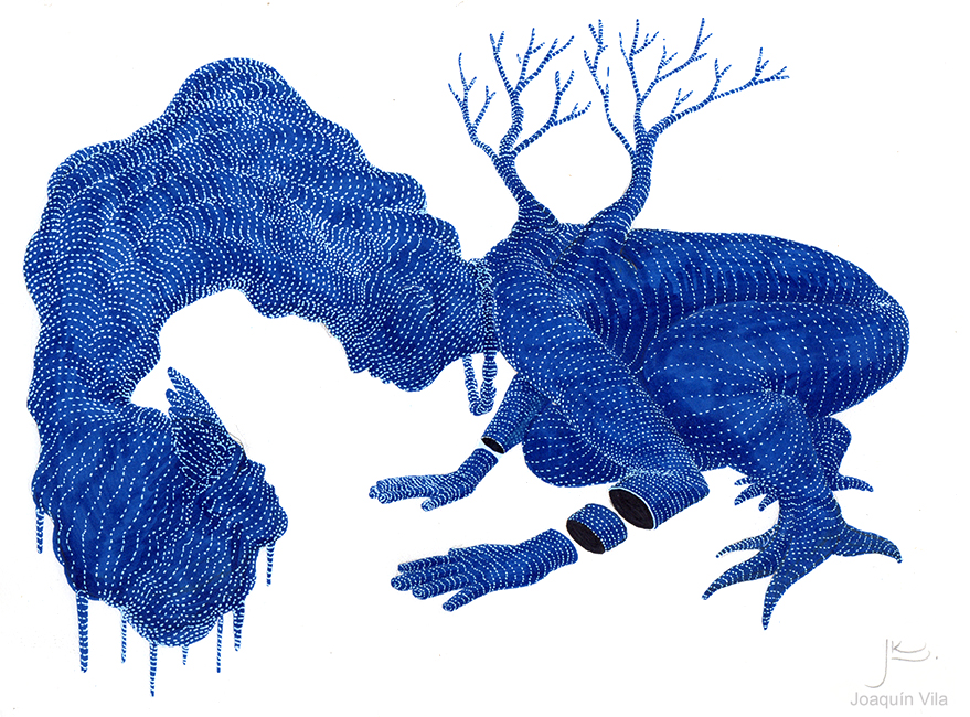 Metamorfosis I Ink on paper 29x21cm 2015 Metamorfosis I. Ink on paper 29x21cm by Joaquin Vila